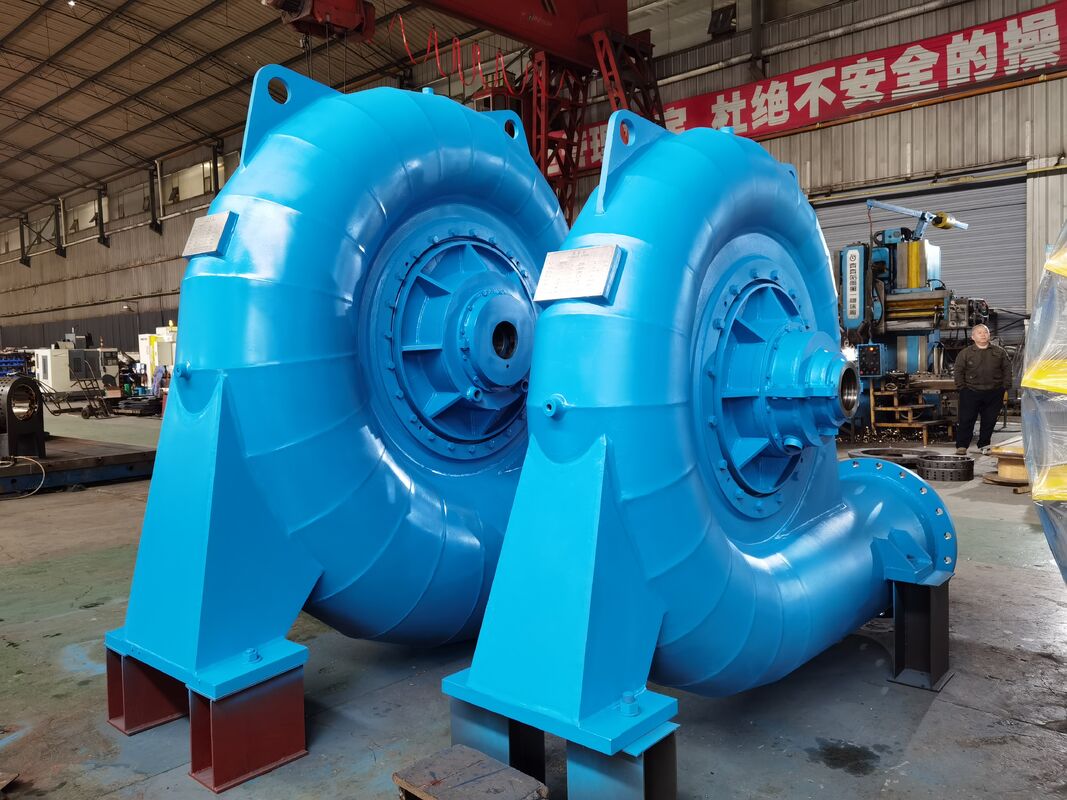 High Efficiency Water Turbine Generator with Automatic Voltage Regulator (AVR) for 200kW - 20MW Hydropower Plants