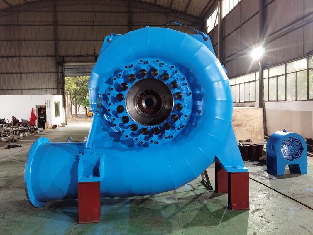 Water Turbine Generator with Automatic Voltage Regulator (AVR) for Vertical/Horizontal Installation and 50Hz/60Hz Rated Frequency