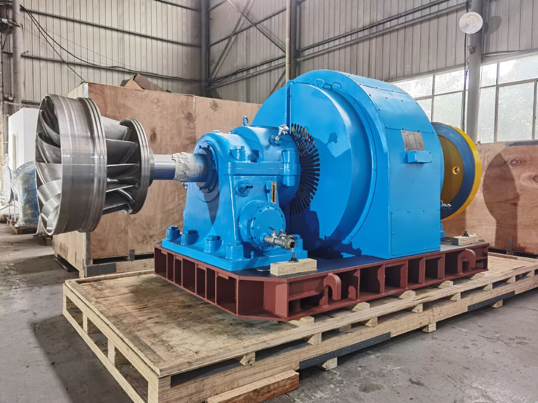 6.6 KV - 15 KV Water Turbine Generator with VVVF Speed Regulation and 85% - 95% Efficiency for Hydropower Plants