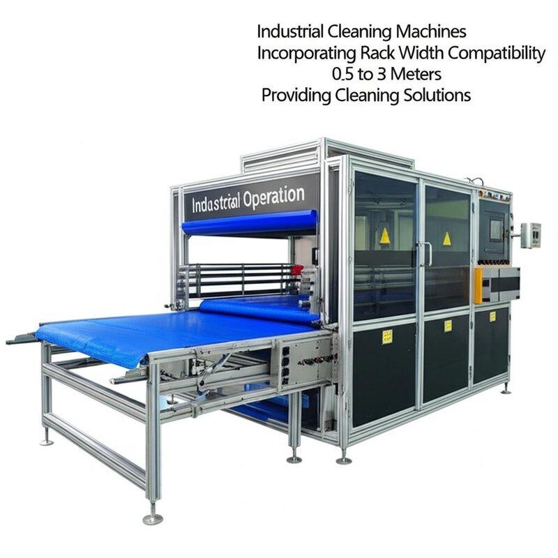 Industrial Operation Industrial Cleaning Machines Incorporating Rack Width Compatibility 0.5 to 3 Meters Providing Cleaning Solutions