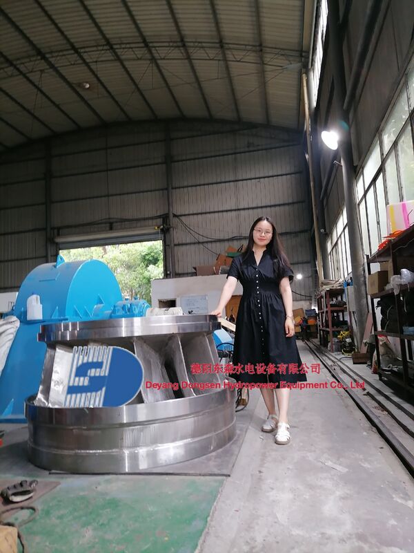 Stainless Steel Hydro Turbine Runner with Customizable Blade Dimensions for 1-10 MW Hydropower Applications