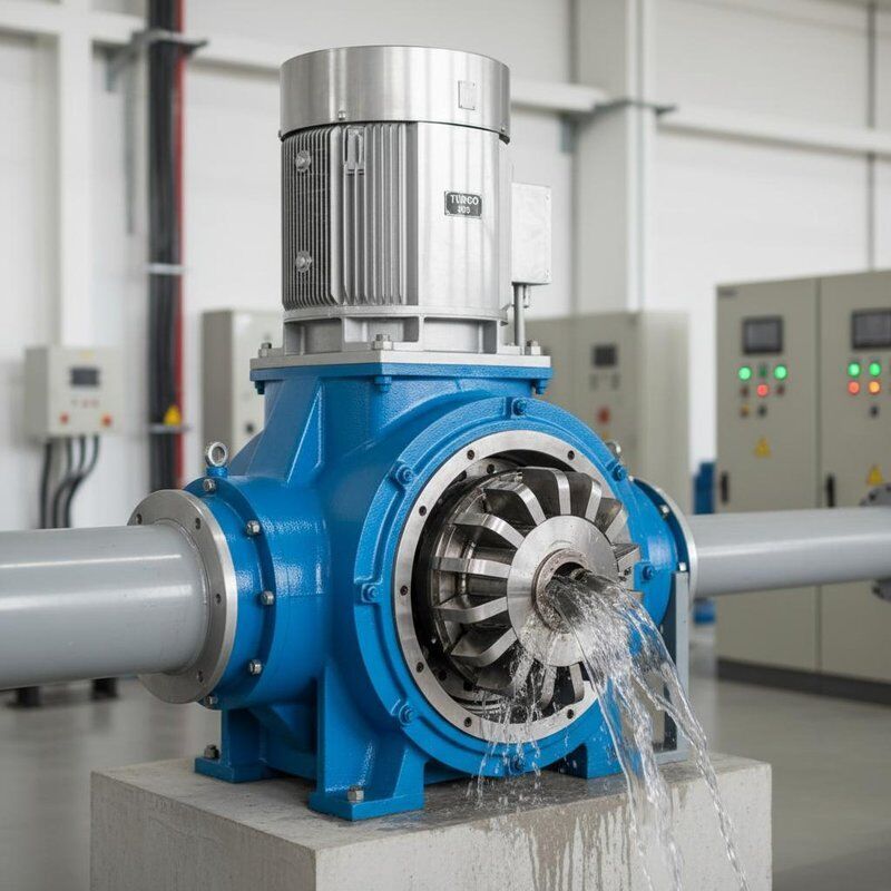 400-600mm Pipe Diameter Turgo Turbine Generator with Stainless Steel Runner and Vertical Installation for Hydropower