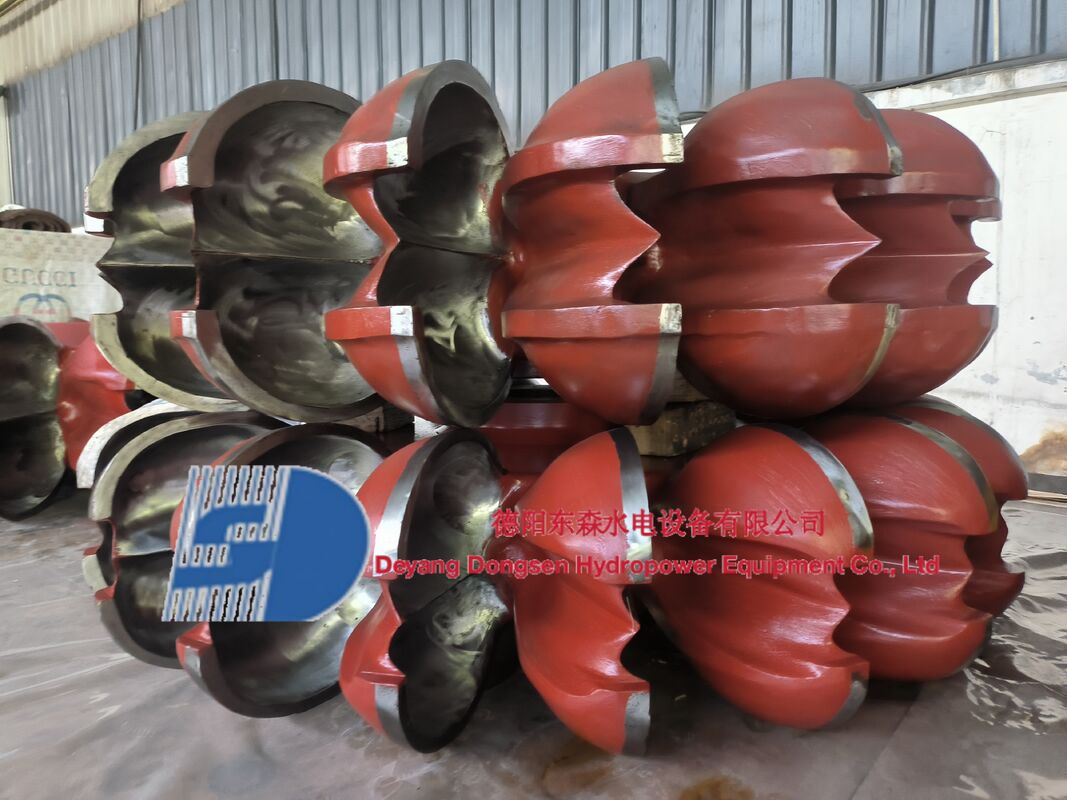 Stainless Steel Hydro Turbine Runner with Customizable Blade Dimensions for 1-10 MW Hydropower Applications