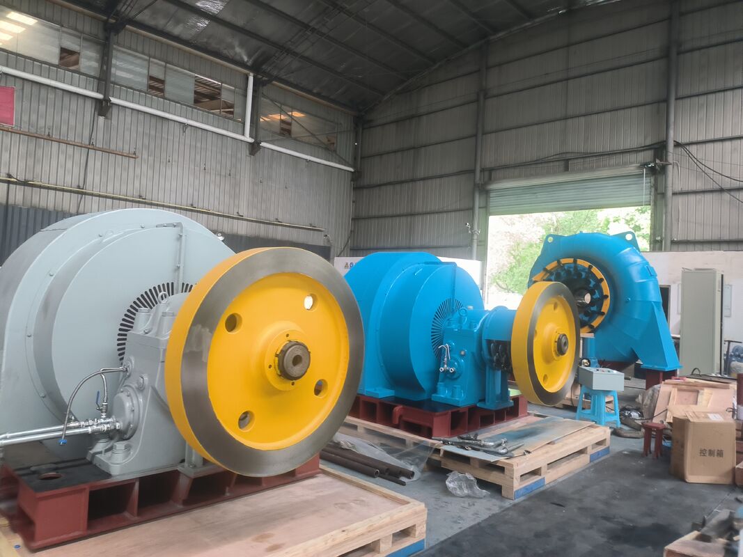 Automatic Control Mode Francis Turbine Generator with Horizontal Or Vertical Layout and 450-1000RPM Rated Speed for Power Generation