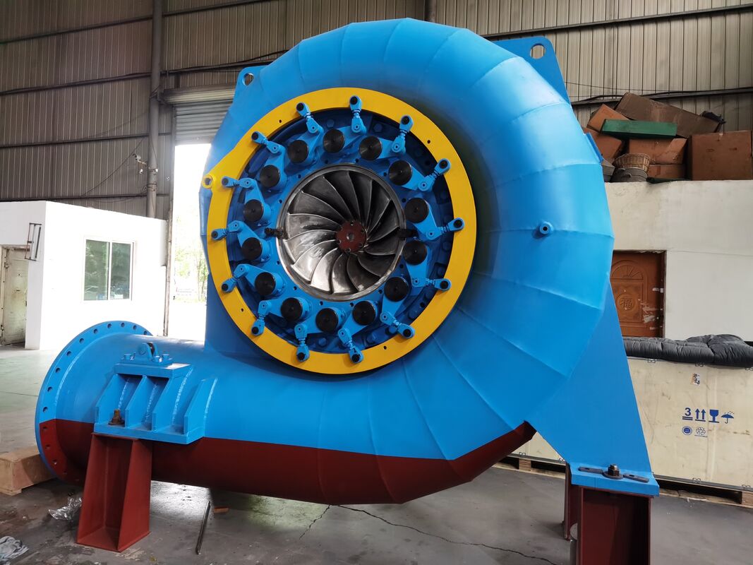 Francis Runner Water Turbine Generator Designed for Design Head 168 to 357 M Robust Francis Turbine Generator Technology