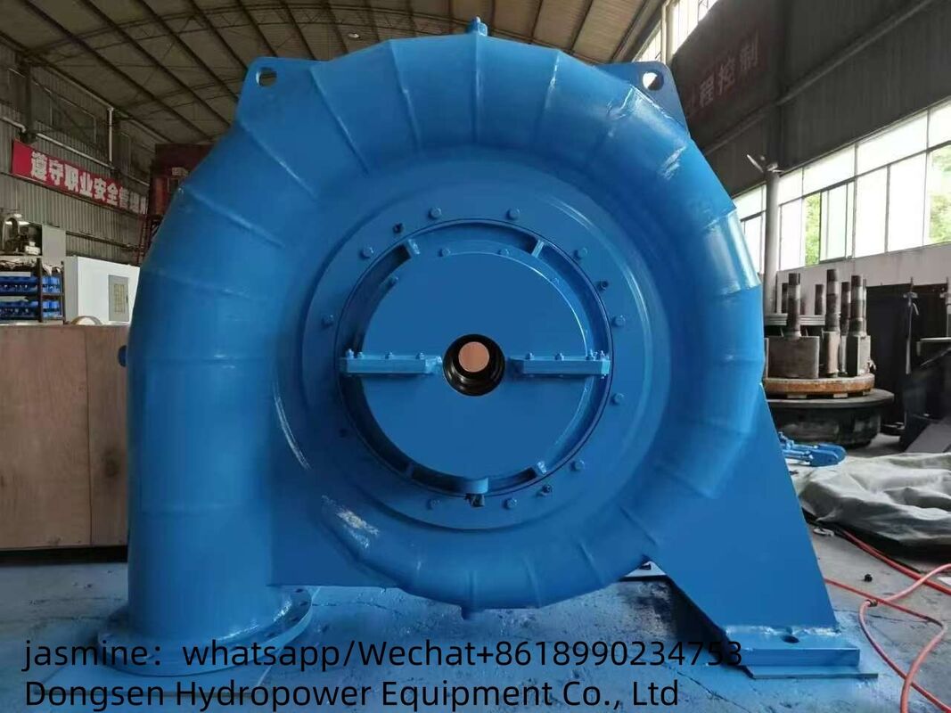 Speed Range 150RPM 1000RPM Francis Hydro Turbine Generator Supporting Flow 3.21 To 14.9 M³s Sustainable Energy Production