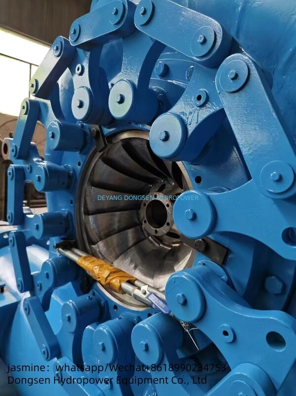 HL110-WJ-42 500kW Horizontal Francis Water Turbine Generator Unit Stable Output Class F Insulation