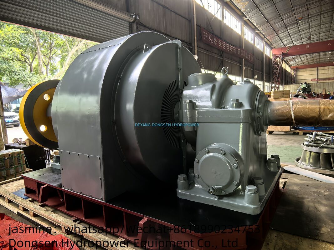 PLC Controlled Francis Hydro Turbine Generator Set IP54 Protection Microcomputer Governor for Hydropower Station