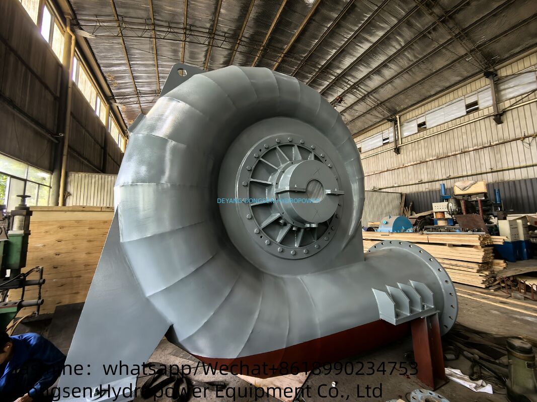 HL220-LJ-134 3.2MW Francis Hydro Turbine Generator Unit High Efficiency Class F Insulation