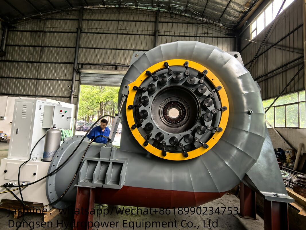 Cast Iron Francis Water Turbine Generator with Static Excitation System for 30~50 Years Lifespan and Automatic Control