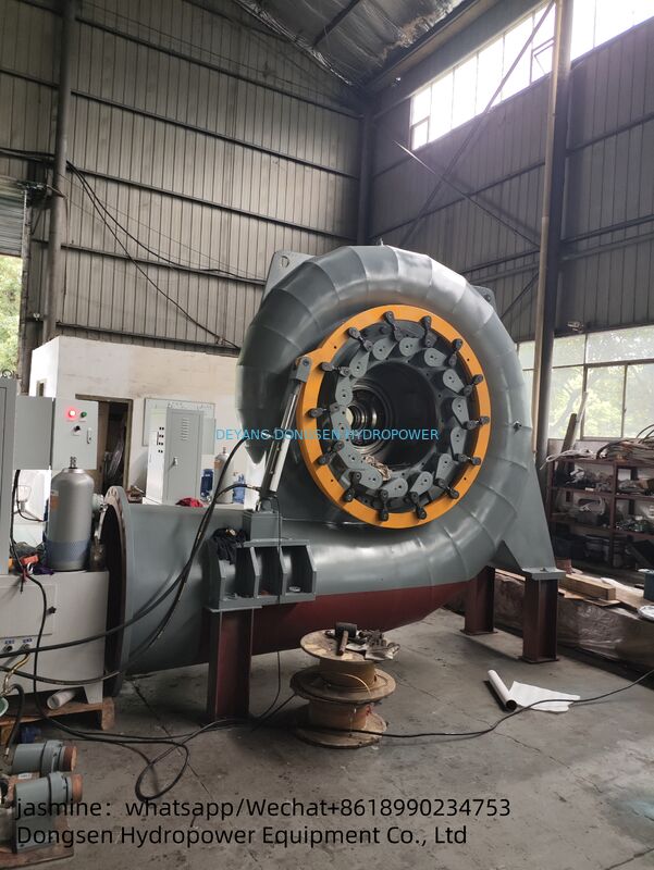 HL220-LJ-134 3.2MW Francis Hydro Turbine Generator Unit High Efficiency Class F Insulation