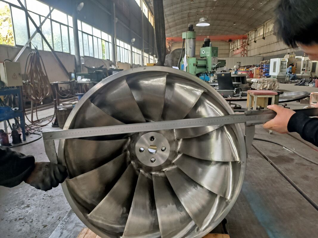 Kaplan Hydro Turbine Generator with Air or Water Cooling, Runner Diameter 1-10 Meters, and Power Factor 0.8-0.9 for Renewable Energy