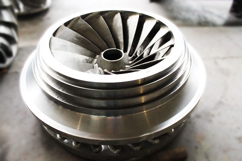 Diameter 200mm High Head Pelton Turbine Including Brushless Or Static Excitation System Designed For Hydroelectric Power