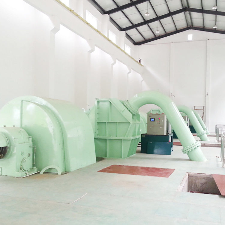 Hydroelectric Pelton Turbine Generator High Head Performance for Power Generation at 600RPM and Design Head of 100m To 700m