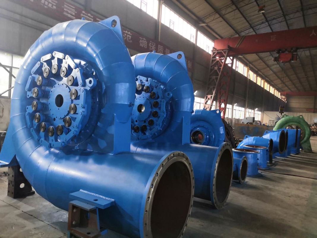 Francis Turbine Generator with High-strength Steel And Alloys Blade Material and 2000 kW Capacity Featuring Automatic Control System