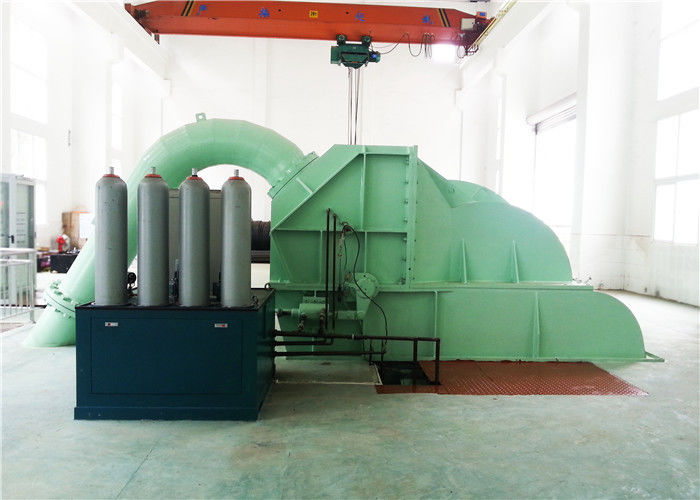 Diameter 200mm High Head Pelton Turbine Including Brushless Or Static Excitation System Designed For Hydroelectric Power