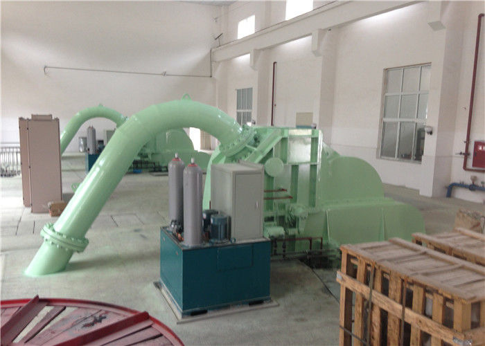 Diameter 200mm High Head Pelton Turbine Including Brushless Or Static Excitation System Designed For Hydroelectric Power