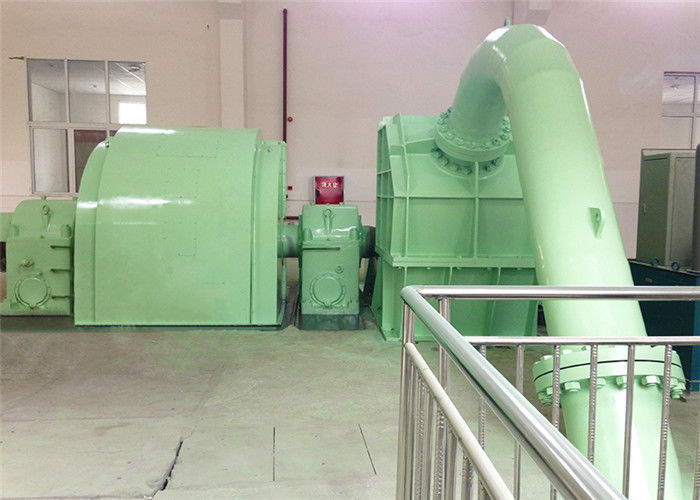 Diameter 200mm High Head Pelton Turbine Including Brushless Or Static Excitation System Designed For Hydroelectric Power