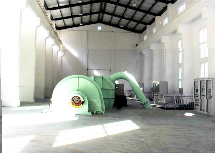 Diameter 200mm High Head Pelton Turbine Including Brushless Or Static Excitation System Designed For Hydroelectric Power