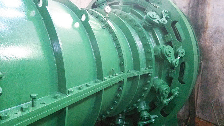 Pit Type Horizontal Tubular Water Turbine For Hydro Power Plants High Efficiency