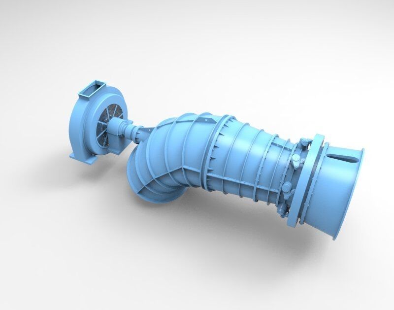 Pit Type Tubular Turbine Generator Used In Hydroelectric Power Plant 100kw-70mw