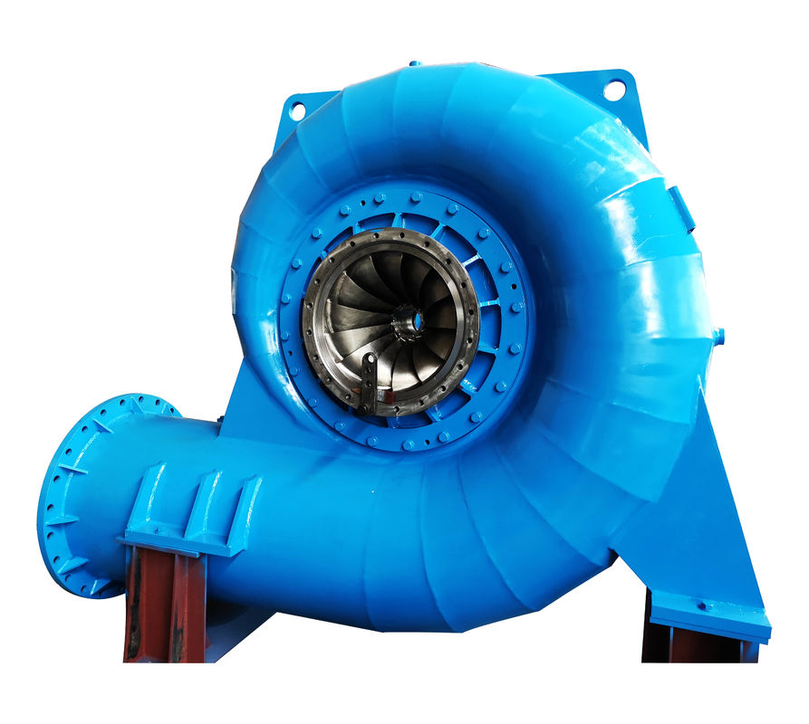 Speed Range 150RPM 1000RPM Francis Hydro Turbine Generator Supporting Flow 3.21 To 14.9 M³s Sustainable Energy Production