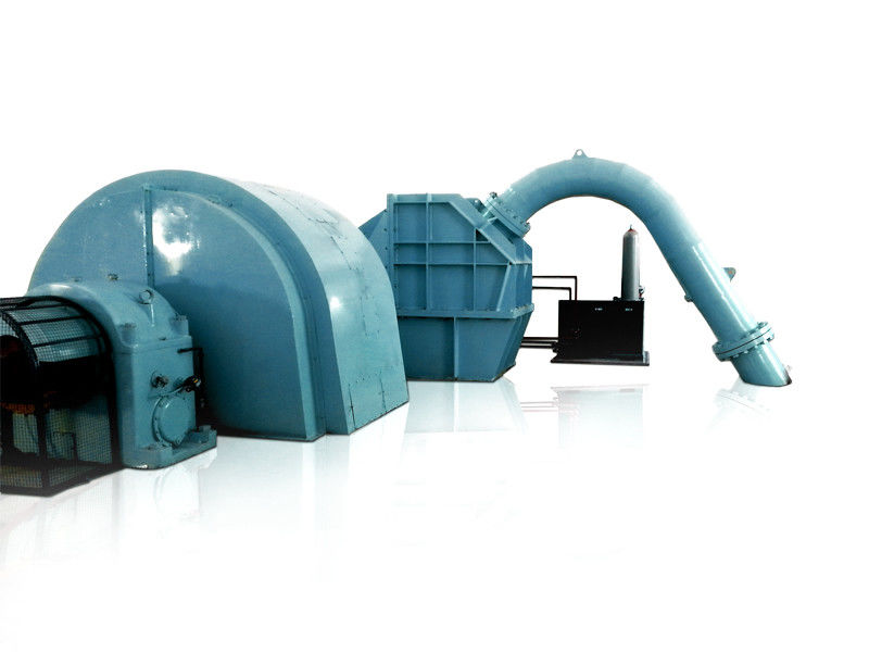 Diameter 200mm High Head Pelton Turbine Including Brushless Or Static Excitation System Designed For Hydroelectric Power