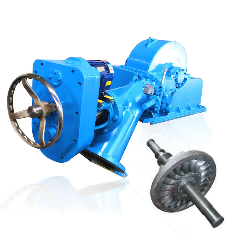 Turgo Turbine Generator with Synchronous Alternator Carbon Steel Volute and 220/380V Voltage