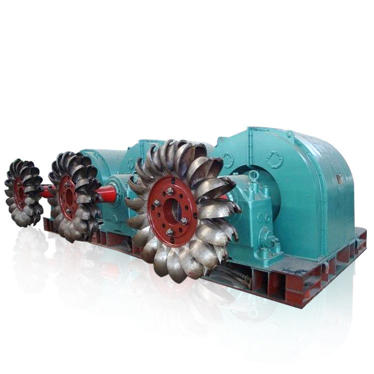 High Head 100m To 2000m Pelton Turbine Generator Rated Voltage 6-10kV Custom Engineered For Hydropower Energy Production