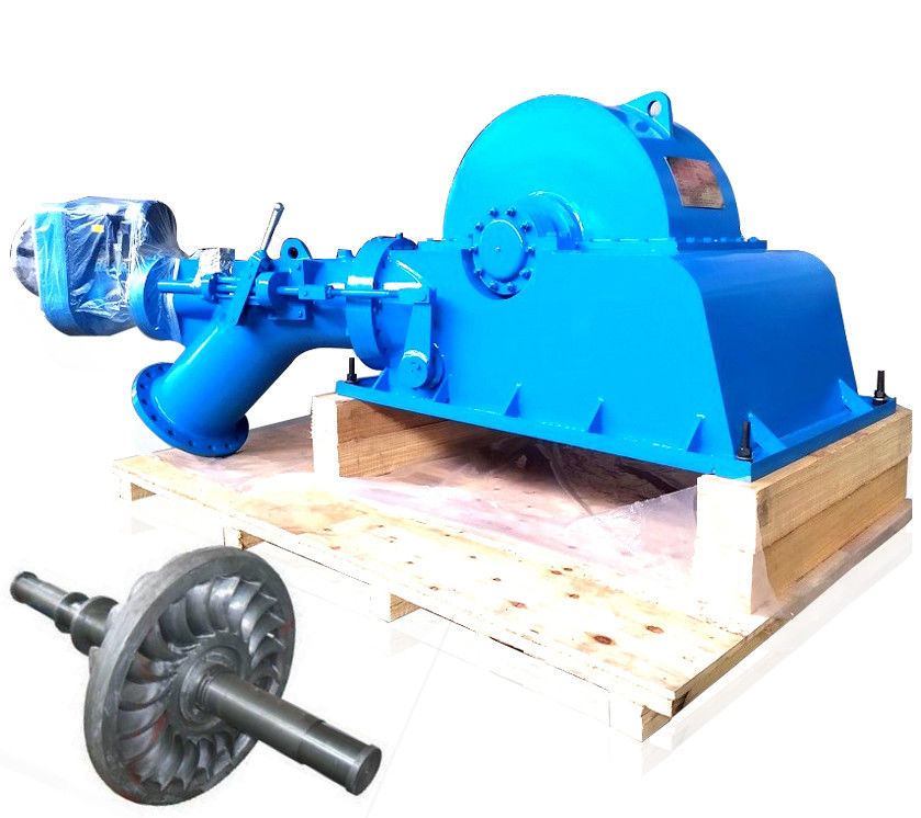 3Phase Turgo Turbine Generator Designed for Design Flow 0.744 M³s to 1.176 M³s and Efficiency Up To 87 Percent Energy Solution