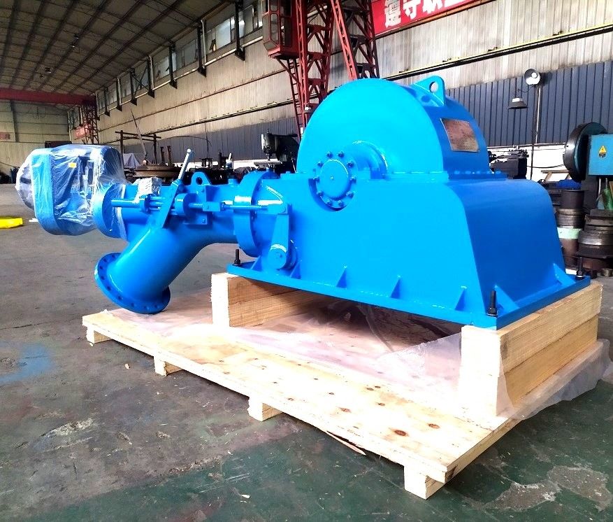 Turgo Turbine Generator with 500-1000kg Weight, 5 In 1 Integrated Control Panel and Up To 87% Efficiency for Hydropower Generation