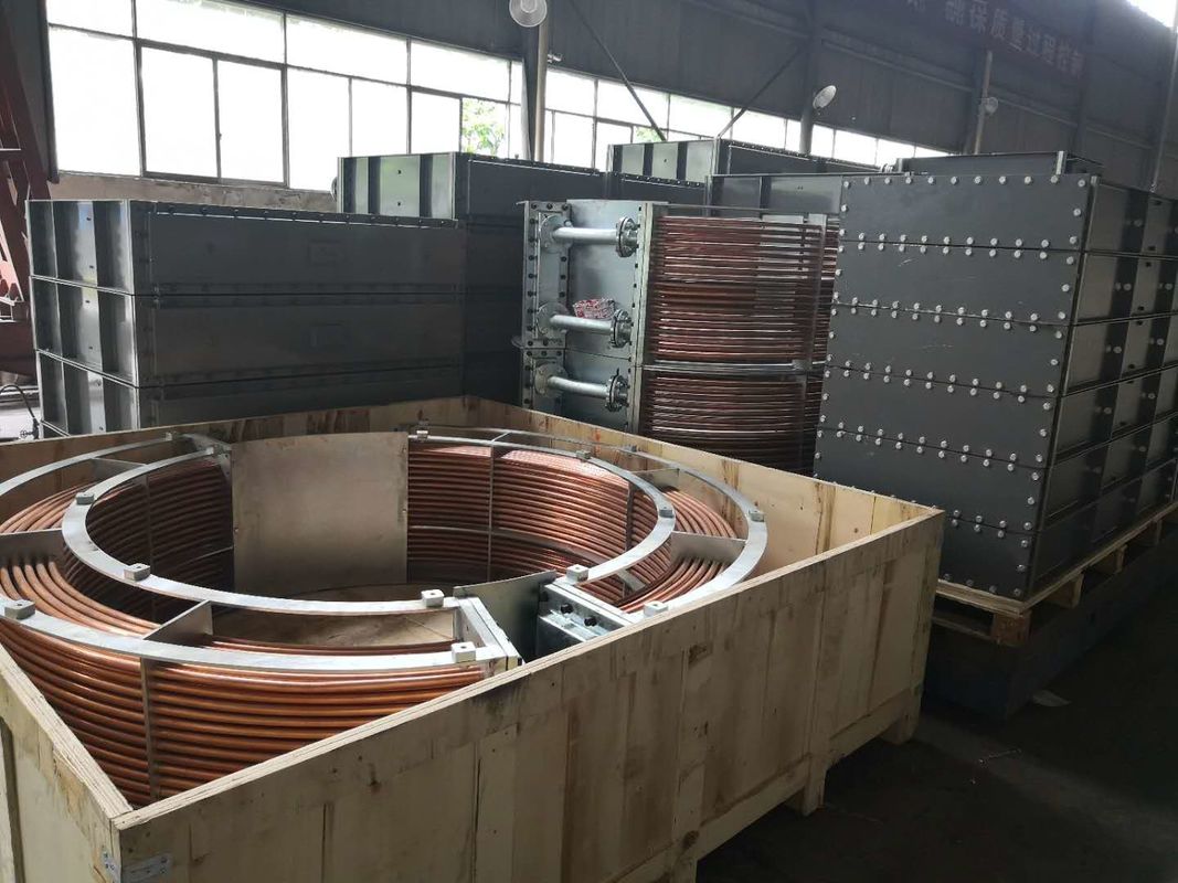 SS Tube Aluminum Fin Heat Exchanger Efficiency 90% For Hydropower Station