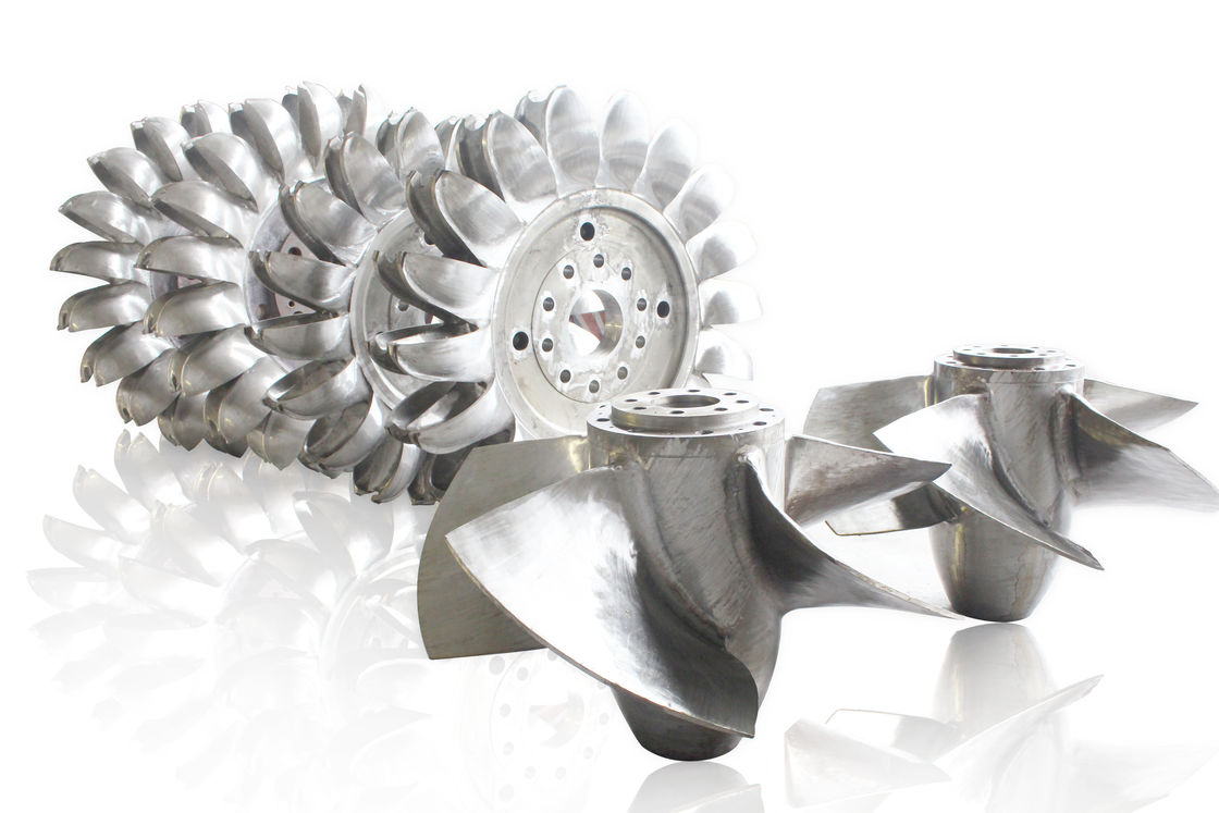 Stainless Steel Or Steel Hydro Turbine Runner With Customized Blade Height