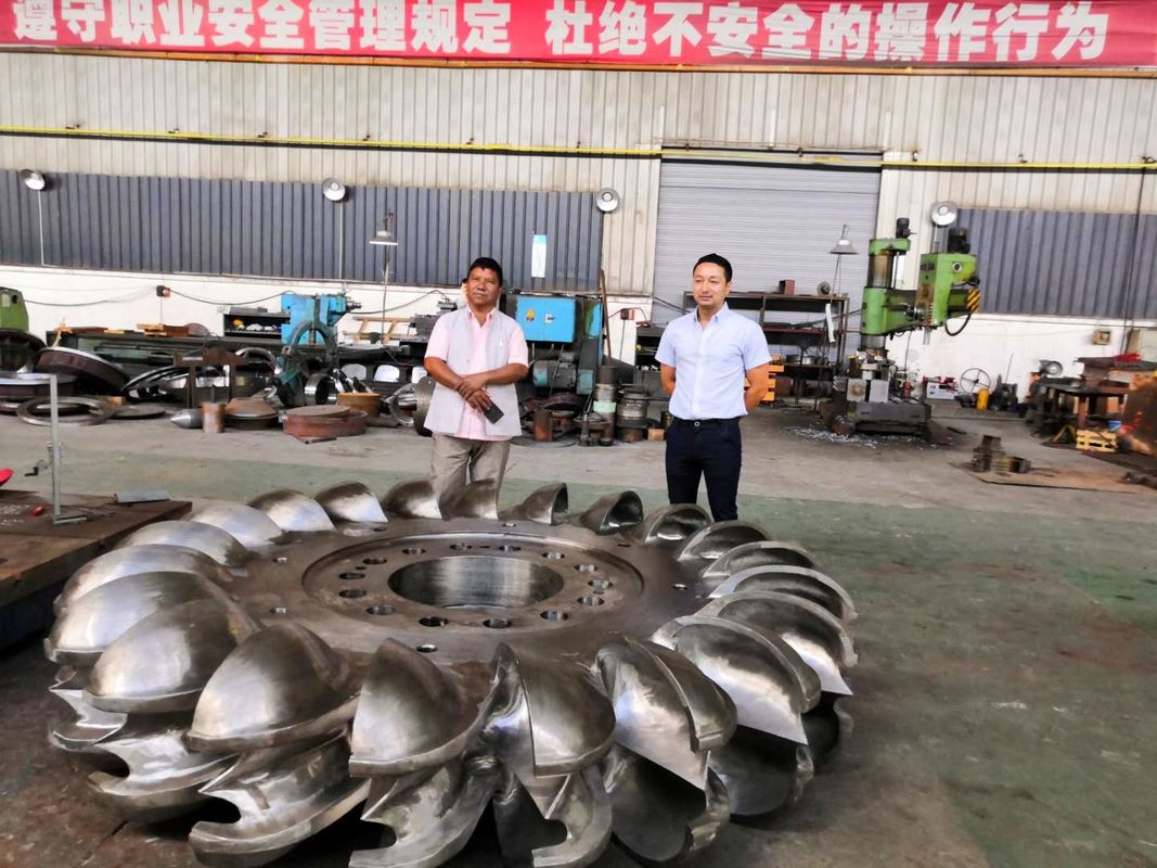 Francis Kaplan Hydro Turbine Generator 200rpm 300rpm Pelton Turbine Generator Micro Hydro Pelton Turbine