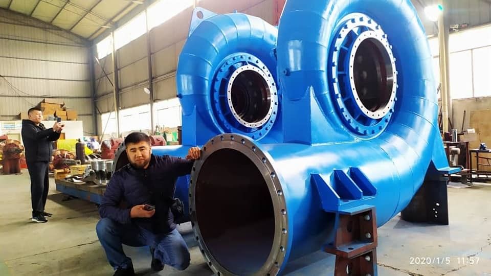 Horizontal Vertical Hydro Power Generator Water Turbine Francis Type mixed flow