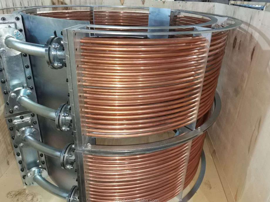 Operating Temperature Range 0-80°C Oil Cooler Engineered for 10-100 Kg Oil Handling Providing Cooling and System Stability