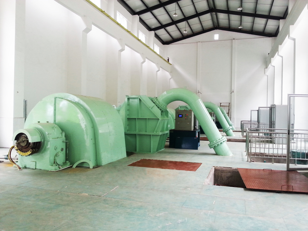 Head Pelton Turbine For Hydro Power Plant Capacity 5-50t Rated Frequency 50/60Hz Brushless Or Thyristor Excitation Mode