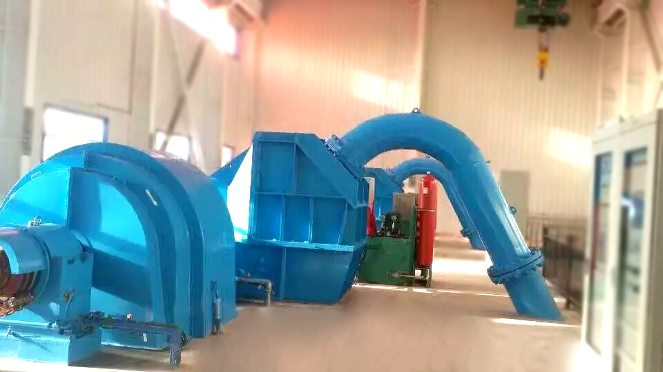 500-3000r/min Speed Range Pelton Type Turbine Generator with Brushless Excitation Mode