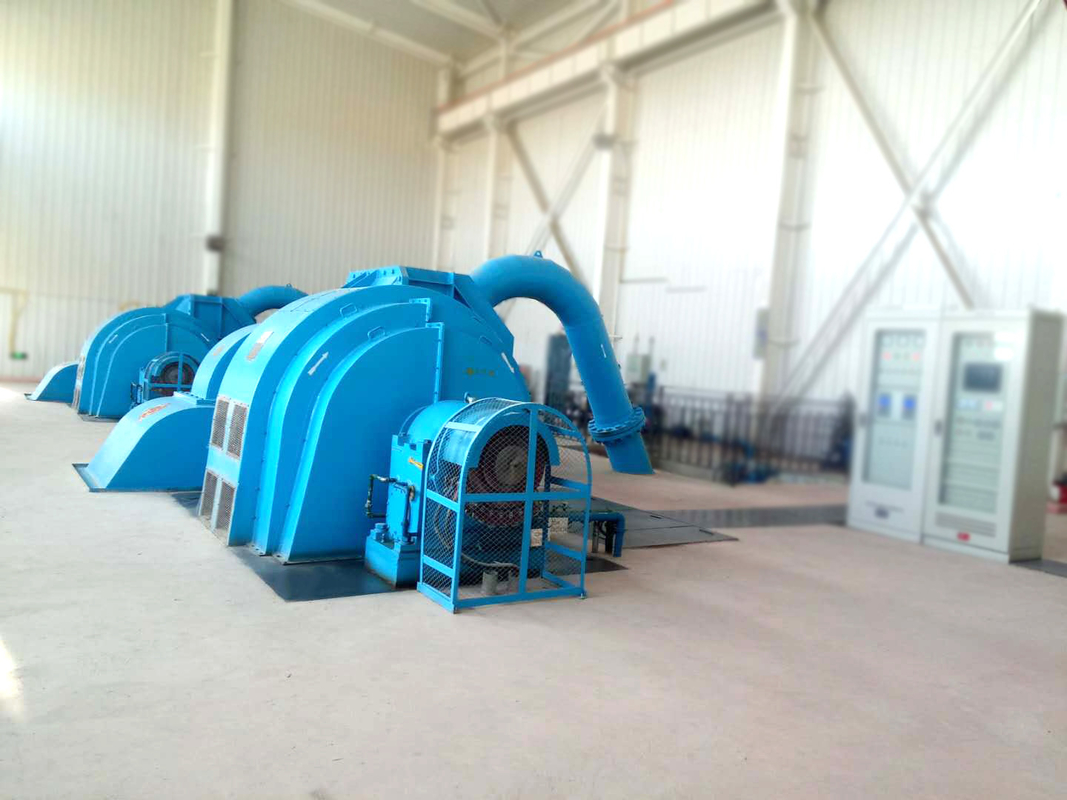 500-3000r/min Speed Range Pelton Type Turbine Generator with Brushless Excitation Mode