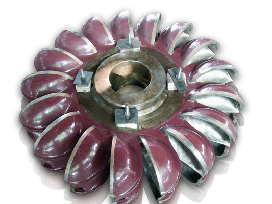 Hydro Power Generator Wheel Stainless Steel Turbine Wheel Micro Pelton Turbine Runner