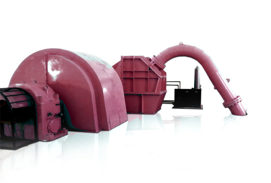 High Head Customized Pelton Turbine Generator with 88-96% High Efficiency