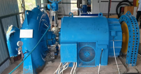 Water Head 5m-500m Hydro Turbine Generator with Steel and Capacity 200kw-20mw
