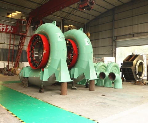Customized Air Cooled Water Turbine Generator with Stainless Steel Runner 450-1000 RPM