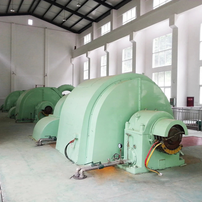 Power Output Pelton Turbine Power Generator Brushless Excitation Mode Insulation Class F