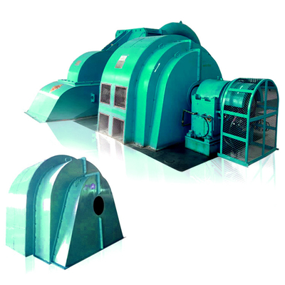 Frequency Cast Iron Pelton Turbine Generator Brushless Excitation Mode 500-3000r/min Speed Range