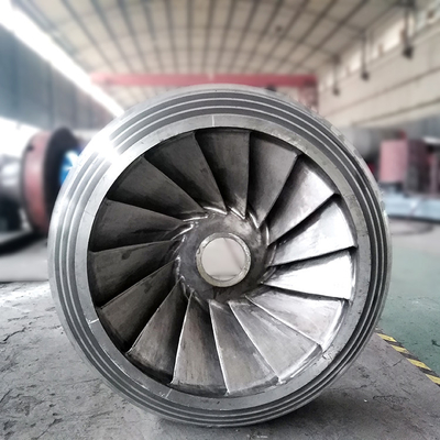 Speed Polished Hydro Turbine Runner Blade Adjustable Blade Angle and Customized / Height