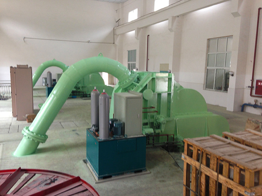 Efficiency Pelton Turbine Generator IP54 Rated Air/Oil Cooling Speed Range 500-3000r/min