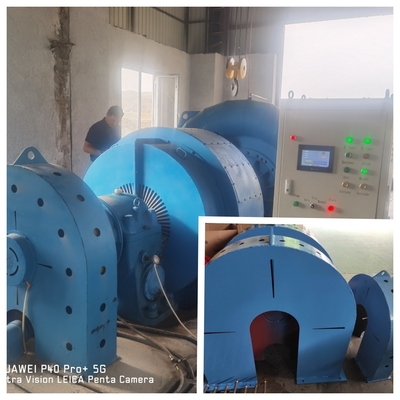 Customized Color Water Turbine Generator 200kw-20mw Output 300-3000rpm Speed