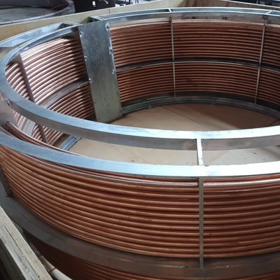 10 GPM Flow Rate Copper Pipe Shell And Tube Thermal Exchanger with 6 Ft Shell Length and ASME Certification