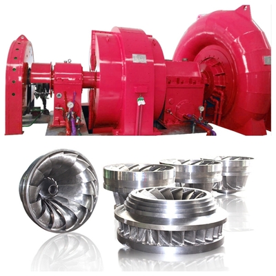 Power Plant With High Capacity Francis Turbine Generator 300KW-20MW Rated Efficiency 90%-96%